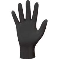 709B PyraGrip Disposable Gloves, 7/Small, Nitrile, 8-mil, Powder-Free, Black Planification Entrepots Molloy