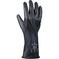 Gants r&eacute;sistant &agrave; l'acide & aux produits chimiques, Taille Petit/7, 12" lo, Caoutchouc butyle/Viton, 12 mils Planification Entrepots Molloy