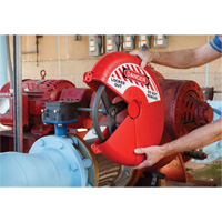 Collapsible Gate Valve Lockout Device, Wheel Type Planification Entrepots Molloy