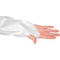 Blouse CoverMe avec passe-pouces, Taille unique, Blanc, Poly&eacute;thyl&egrave;ne Planification Entrepots Molloy