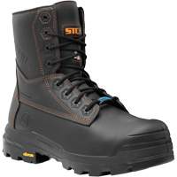 Bottes de travail Metpro Flex avec protecteur m&eacute;tatarsien, Cuir, Taille 4, Imperm&eacute;able Planification Entrepots Molloy