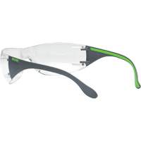 Lunettes de s&eacute;curit&eacute; gris/vert Adapt Lite, Lentille Transparent, Antibu&eacute;e/Anti-&eacute;gratignures, ANSI Z87+/R&eacute;pond ou surpasse la norme CSA Z94.3 Planification Entrepots Molloy