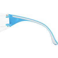 Lunettes de s&eacute;curit&eacute; bleu/blanc Adapt Lite, Lentille Transparent, Antibu&eacute;e/Anti-&eacute;gratignures, ANSI Z87+/R&eacute;pond ou surpasse la norme CSA Z94.3 Planification Entrepots Molloy