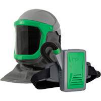 Z-Link Powered Air Respirator with Zytec FR Shoulder Cape, Facepiece Respirator/Welding Helmet Planification Entrepots Molloy