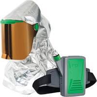 Z-Link Radiant Heat Respirator with Belt Mount & Blower, Facepiece Respirator/Headcover & Faceshield, Lithium-Ion Battery Planification Entrepots Molloy