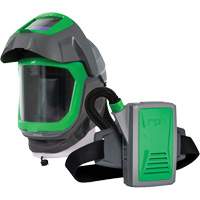 Z-Link Respirator Helmet with Face Seal, Visor & Belt Mount, Facepiece Respirator/Welding Helmet, Lithium-Ion Battery Planification Entrepots Molloy