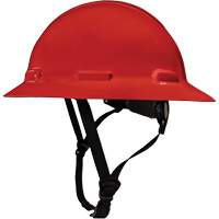 Casque de s&eacute;curit&eacute; &agrave; bordure compl&egrave;te LIDGUARD avec mentonni&egrave;re, R&eacute;pond aux normes CSA type 1, Suspension Rochet, Ventil&eacute; Planification Entrepots Molloy