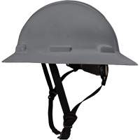 Casque de s&eacute;curit&eacute; &agrave; bordure compl&egrave;te LIDGUARD avec mentonni&egrave;re, R&eacute;pond aux normes CSA type 1, Suspension Rochet, Ventil&eacute; Planification Entrepots Molloy