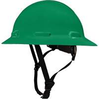 Casque de s&eacute;curit&eacute; &agrave; bordure compl&egrave;te LIDGUARD avec mentonni&egrave;re, R&eacute;pond aux normes CSA type 1, Suspension Rochet, Ventil&eacute; Planification Entrepots Molloy
