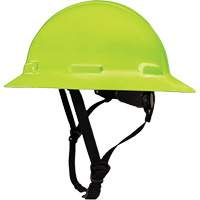 Casque de s&eacute;curit&eacute; &agrave; bordure compl&egrave;te LIDGUARD avec mentonni&egrave;re, R&eacute;pond aux normes CSA type 1, Suspension Rochet, Ventil&eacute; Planification Entrepots Molloy