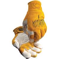 Caiman&reg; Premium TIG/MIG Welder's Gloves with Hook & Loop Closure, Split Cowhide, Size Medium Planification Entrepots Molloy