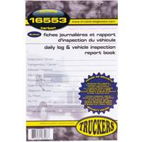 Carnet bilingue de registre quotidien et de rapport d'inspection de v&eacute;hicule Planification Entrepots Molloy