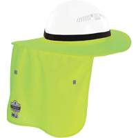 Bordure FR vert lime pour casque de chantier avec cache-cou Planification Entrepots Molloy