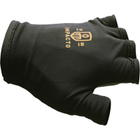 Anti-Impact Fingerless Right-Hand Glove, X-Small, Split Leather Palm, Slip-On Cuff Planification Entrepots Molloy