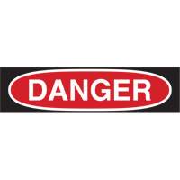 "Danger" Sign, 7" x 10", Polystyrene, English SW638 | Planification Entrepots Molloy