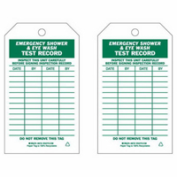 Test Record Inspection Tags, Paper, 4" W x 7" H, English Planification Entrepots Molloy