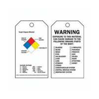 Étiquettes du droit à l'information, Polyester, 3" la x 5-3/4" h, Anglais SX820 | Planification Entrepots Molloy