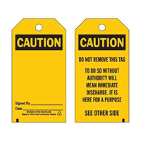 Étiquettes auto-plastifiantes pour la prévention des accidents, Polyester, 3" la x 5-3/4" h, Anglais SX848 | Planification Entrepots Molloy