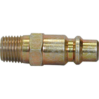 Quick Couplers - 3/8" Industrial, One Way Shut-Off - Plugs, 1/4" Planification Entrepots Molloy