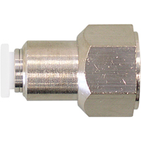 Topfit Female Threaded Y-Connector Fitting, 1/4" Dia, Polymer Planification Entrepots Molloy