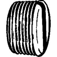 Pipe Plug (Slotted), 1/8" Dia., Brass Planification Entrepots Molloy