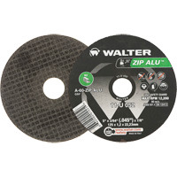Zip Alu Cut-Off Wheel, 5" x 3/64", 7/8" Arbor, Type 1, Aluminum Oxide, 12200 RPM Planification Entrepots Molloy