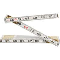 R&egrave;gle Red End Two Way, 6' lo, Bois, Graduations de 1/16" Planification Entrepots Molloy