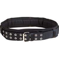 Wide Padded Belt, Polyester, Black Planification Entrepots Molloy