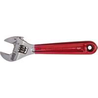 Adjustable Wrench, 4-1/2" L, 1/2" Max Width, Chrome/Polished Planification Entrepots Molloy