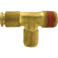 P.t.c. Male Run Tee, Brass, 3/8" x 1/4" Planification Entrepots Molloy