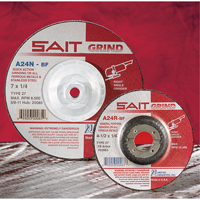 A24N Fast Grinding Wheel, 6" x 1/4", 7/8" Arbor, Aluminum Oxide, Type 27 Planification Entrepots Molloy