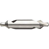 Combined Drill & Countersink, #2, 0.0781" Small Diameter, 3/16" Large Diameter, High Speed Steel Planification Entrepots Molloy