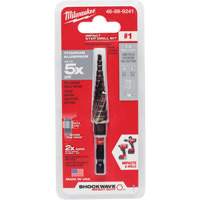 Foret &eacute;tag&eacute; #1 Shockwave Impact Duty, 1/2" - 1-1/8", Incr&eacute;ments de 1/32", Titane Planification Entrepots Molloy