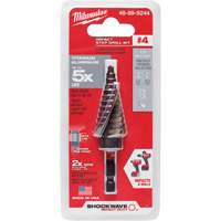 Foret &eacute;tag&eacute; #4 Shockwave Impact Duty, 3/16" - 7/8", Incr&eacute;ments de 1/16", Titane Planification Entrepots Molloy