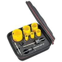 Trousse de scie pour plombier pour trou &agrave; coupe profonde, 10 morcea Planification Entrepots Molloy