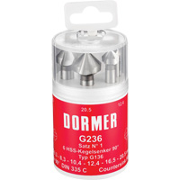 Jeu de fraises coniques 90°, 6 morcea Planification Entrepots Molloy