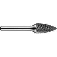 Pointed Tree Rotary Burr, SG-50DC, 1/2" Dia., 1/4" Shank, 1" Depth of Cut Planification Entrepots Molloy