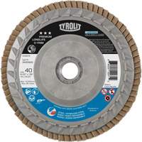 Disque &agrave; lamelles Long Life C-Trim, 4-1/2" x 5/8"-11, Type 27, Grain 40, Alumine de zirconium Planification Entrepots Molloy