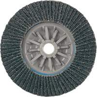 Disque &agrave; lamelles Long Life C-Trim, 4-1/2" x 5/8"-11, Type 27, Grain 40, Alumine de zirconium Planification Entrepots Molloy