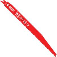 Lame de scie alternative tout usage, Bim&eacute;tal, 8-14 Dents par pouce, 12" lo x 1" la Planification Entrepots Molloy
