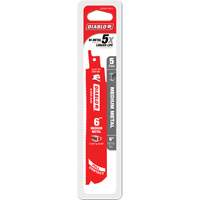 Lame de scie alternative de s&eacute;rie moyenne pour le m&eacute;tal, Bim&eacute;tal, 14-18 Dents par pouce, 6" lo x 1" la Planification Entrepots Molloy
