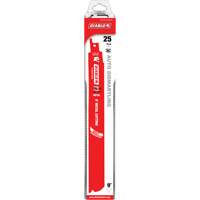 Lame de scie alternative autod&eacute;montage, Bim&eacute;tal, 14-18 Dents par pouce, 9" lo x 1" la Planification Entrepots Molloy