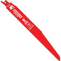 Lame de scie alternative pour la d&eacute;molition et les m&eacute;taux &eacute;pais, Bim&eacute;tal, 8-10 Dents par pouce, 9" lo Planification Entrepots Molloy