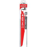 Lame de scie alternative pour la d&eacute;molition et les m&eacute;taux &eacute;pais, Bim&eacute;tal, 8-10 Dents par pouce, 9" lo Planification Entrepots Molloy