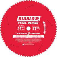 Lame de scie circulaire Cermet II Steel Demon, 14", 72 dents, Pour M&eacute;tal Planification Entrepots Molloy