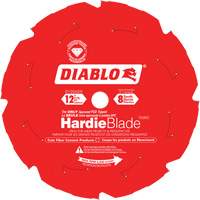 Lame de scie &agrave; d&eacute;couper HardieBlade, 12", 8 dents, Pour B&eacute;ton de fibre Planification Entrepots Molloy