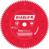 Lame de scie &agrave; d&eacute;couper Trex Blade, 12", 84 dents, Pour Plastique/Plastique Planification Entrepots Molloy