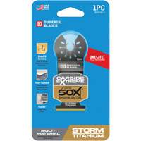 Lame en titane pour mat&eacute;riaux multiples Carbide Extreme Storm One Fit Planification Entrepots Molloy