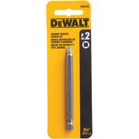 Embout pour outil motoris&eacute;, Carr&eacute;e, Embout #2, Prise 3-1/2", Longueur 3-3/5" Planification Entrepots Molloy