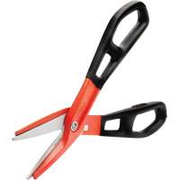 13" Serrated Aluminum Tinner Snip with Dipped Handle, 3" Cut Length, Straight Cut Planification Entrepots Molloy